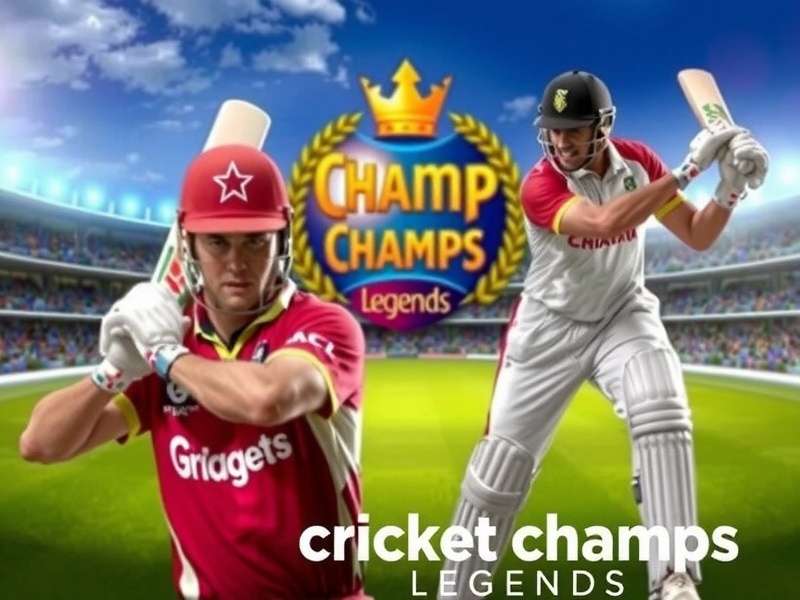 Cricket Champs Legends Game Cover